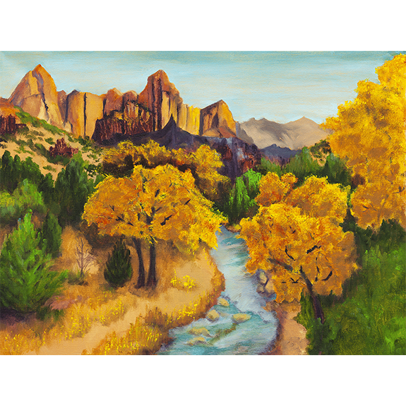 Autumn on the Chama - Landscape Oil Painting