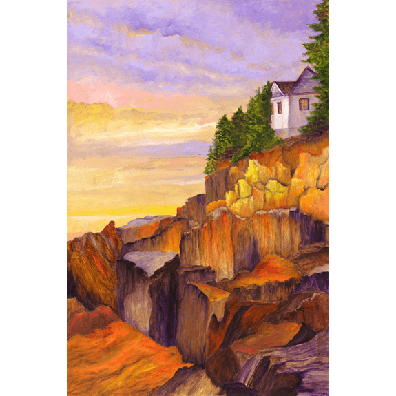 Cliff House - Landscape Oil Painting
