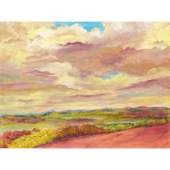 Out My Window - Landscape Oil Painting