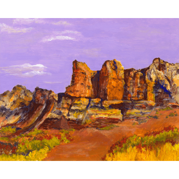 Sedona Red - Landscape Oil Painting