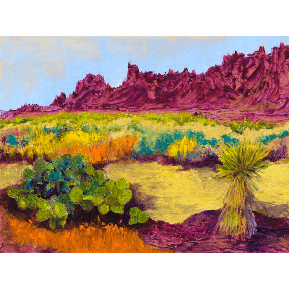 The Organs - Landscape Oil Painting